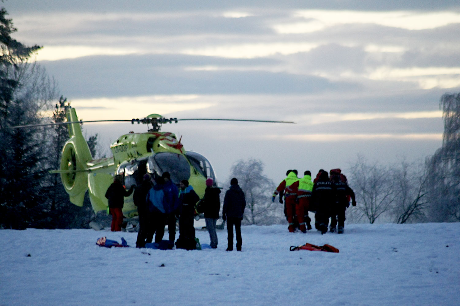 Paragliderfører etter styrten