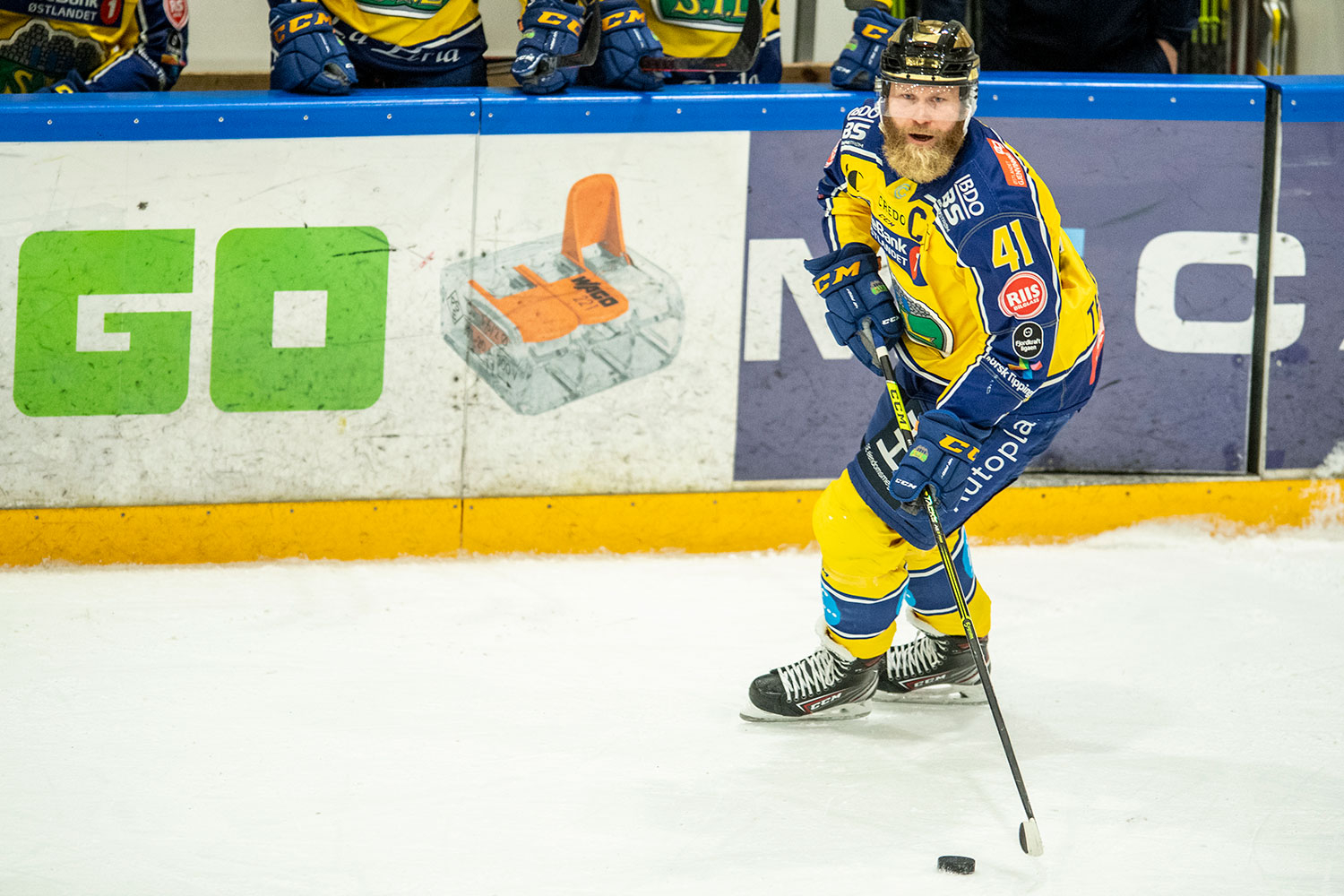 Storhamar-kaptein Patrick Thoresen slo Vålerenga i den andre kvartfinalen i NM-sluttspillet. 