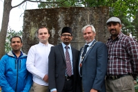 Mahmood Ahmad, Sindre Lysø, Zahoor Ahmad, Per R Berger og Shan Syed