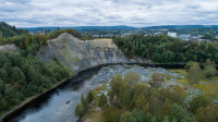 Dronefoto tatt etter lovlig dispensasjon den 17.9.2021