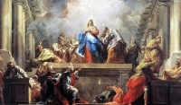 &quot;Pentecost&quot; by Jean Restout II (1692–1768). 