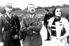 Adolf Hitler sammen med filmskaperen Leni Riefenstahl, som laget propagandafilmene «Viljens triumf» og «Olympia». Hun ble etter krigen dømt for sine nazisympatier.