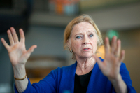 Liv Ullmann mottar denne uken Æres-Oscar i Los Angeles. Her fotografert i Norge i 2019.