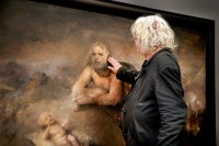 Fredag, to dager før Odd Nerdrum fyller 80 år, åpner et nytt museum viet hans kunst i Stavern – fylt med hele 46 verk fra hele karrieren. Her er han i forbindelse med en utstilling i Sverige i 2011.