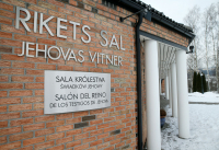 Jehovas vitner driver forsamlingshuset «Rikets sal».